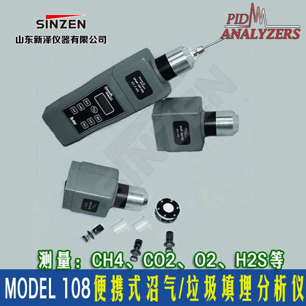 Model 108便携式便携式沼气/垃圾填埋气体分析仪
